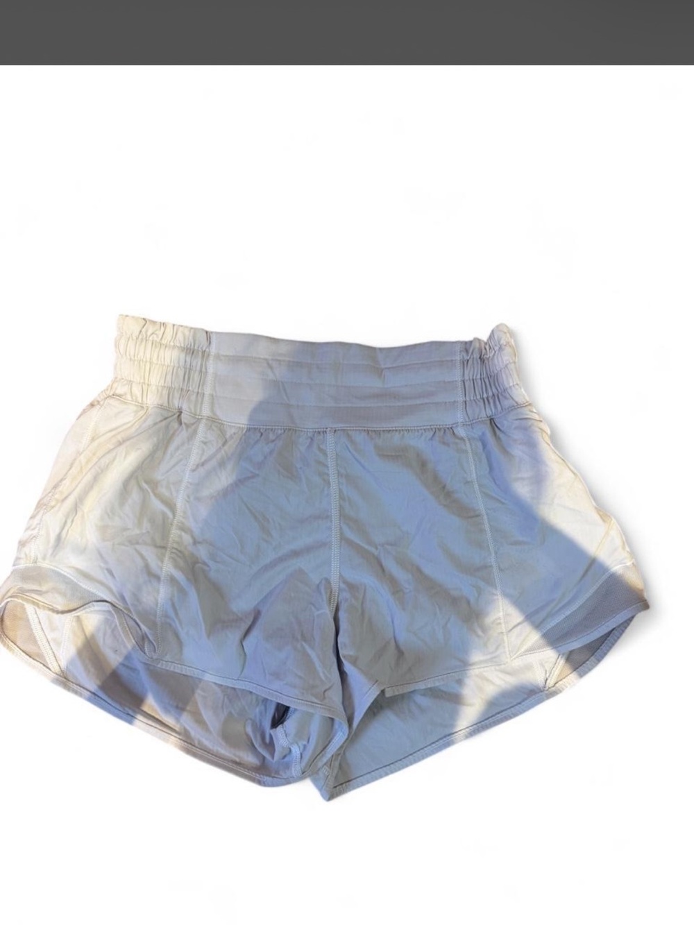Lululemon White Hotty Hot Shorts